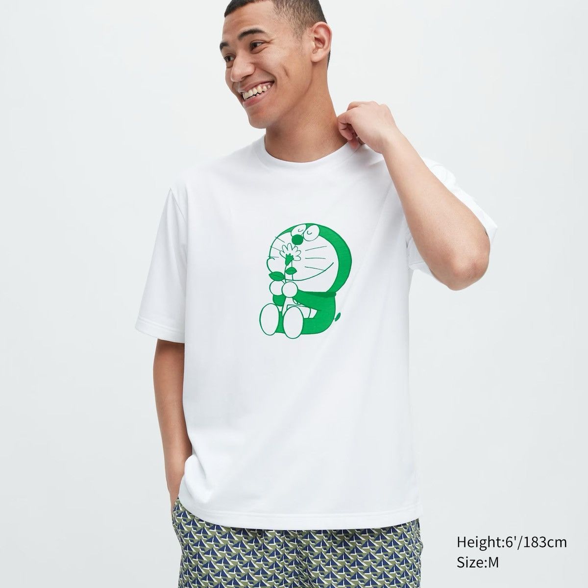 Uniqlo Medium Doraemon Recycled Green UT Short Sleeve Graphic Shirt Size US M / EU 48-50 / 2 - 6 Thumbnail