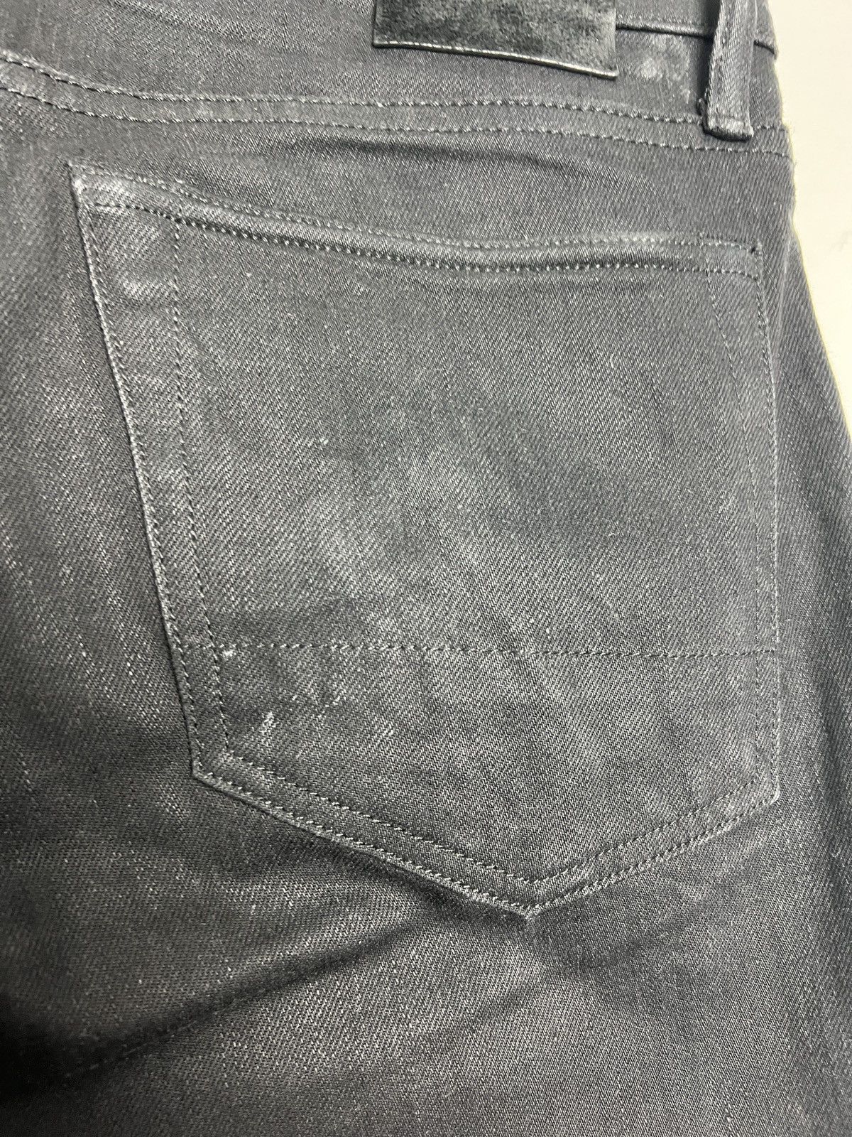 Tom Ford Black Tapered Selvedge Jeans Size US 31 - 7 Thumbnail