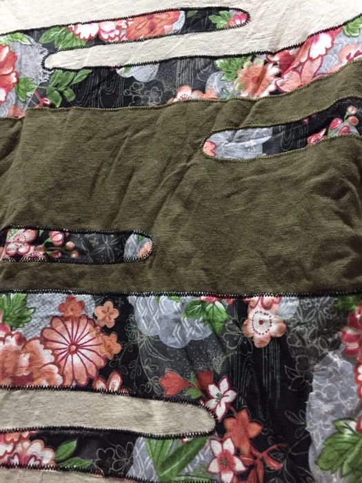 Japanese Brand Takeo kikuchi patchwork floral japanese tradition art Size US S / EU 44-46 / 1 - 3 Thumbnail