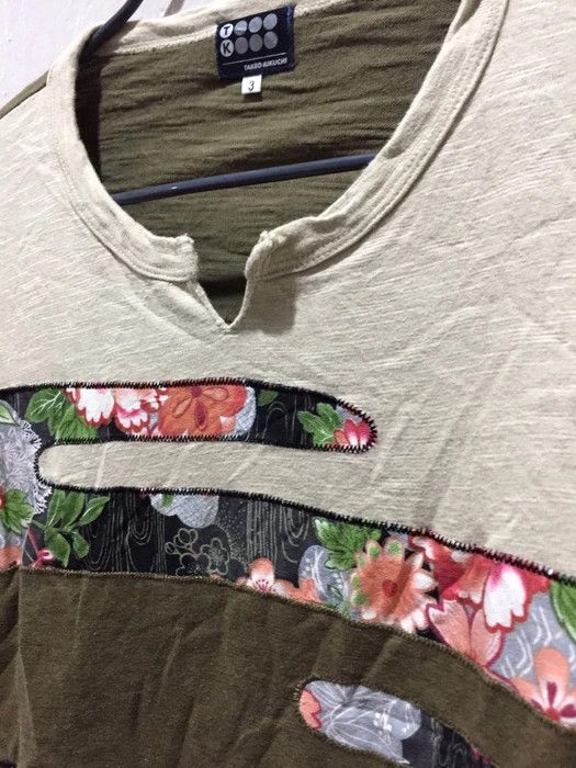 Japanese Brand Takeo kikuchi patchwork floral japanese tradition art Size US S / EU 44-46 / 1 - 6 Thumbnail