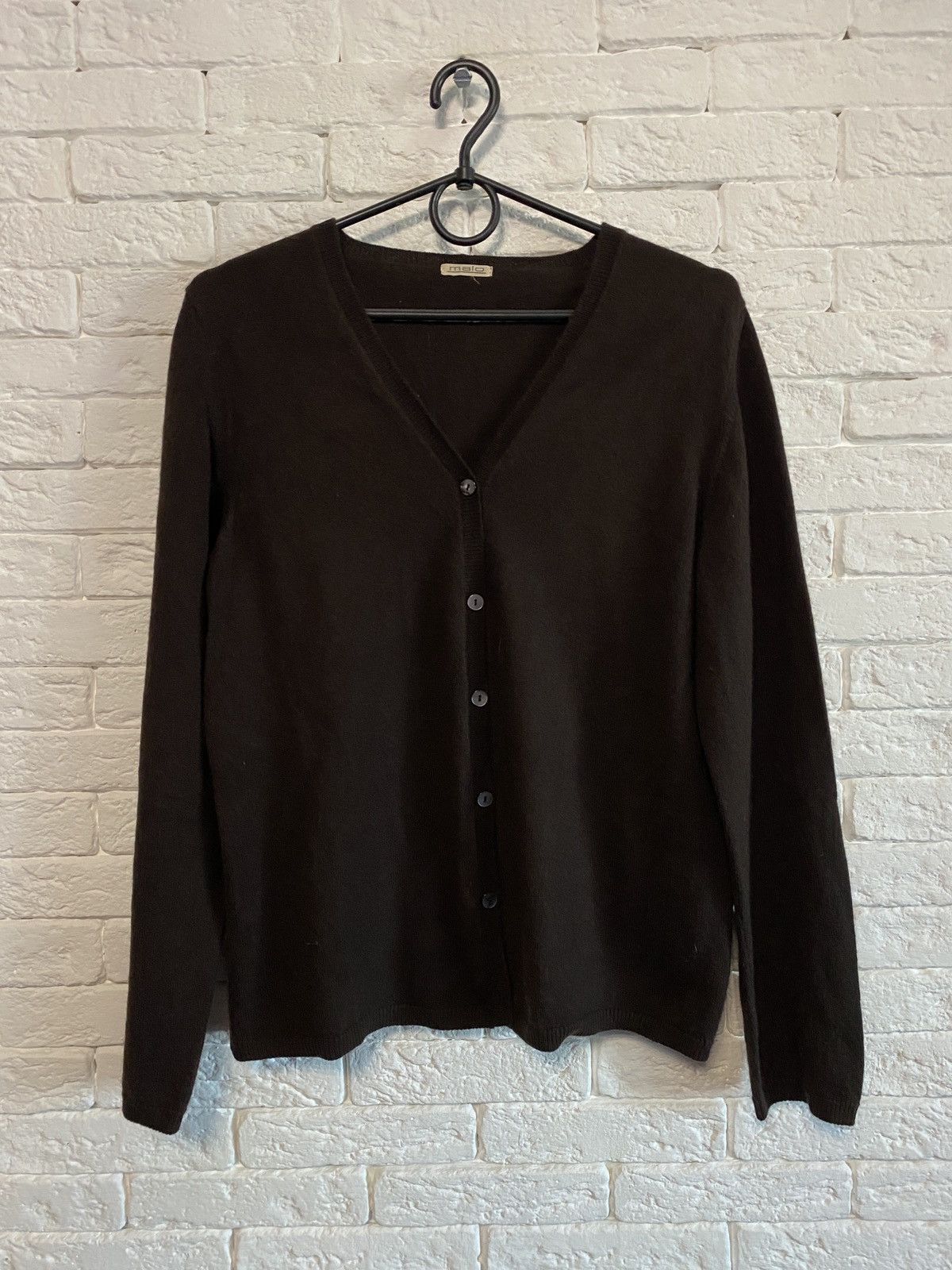 Malo × Vintage Vintage Cardigan Malo 100% cashmere Size L / US 10 / IT 46 - 1 Thumbnail