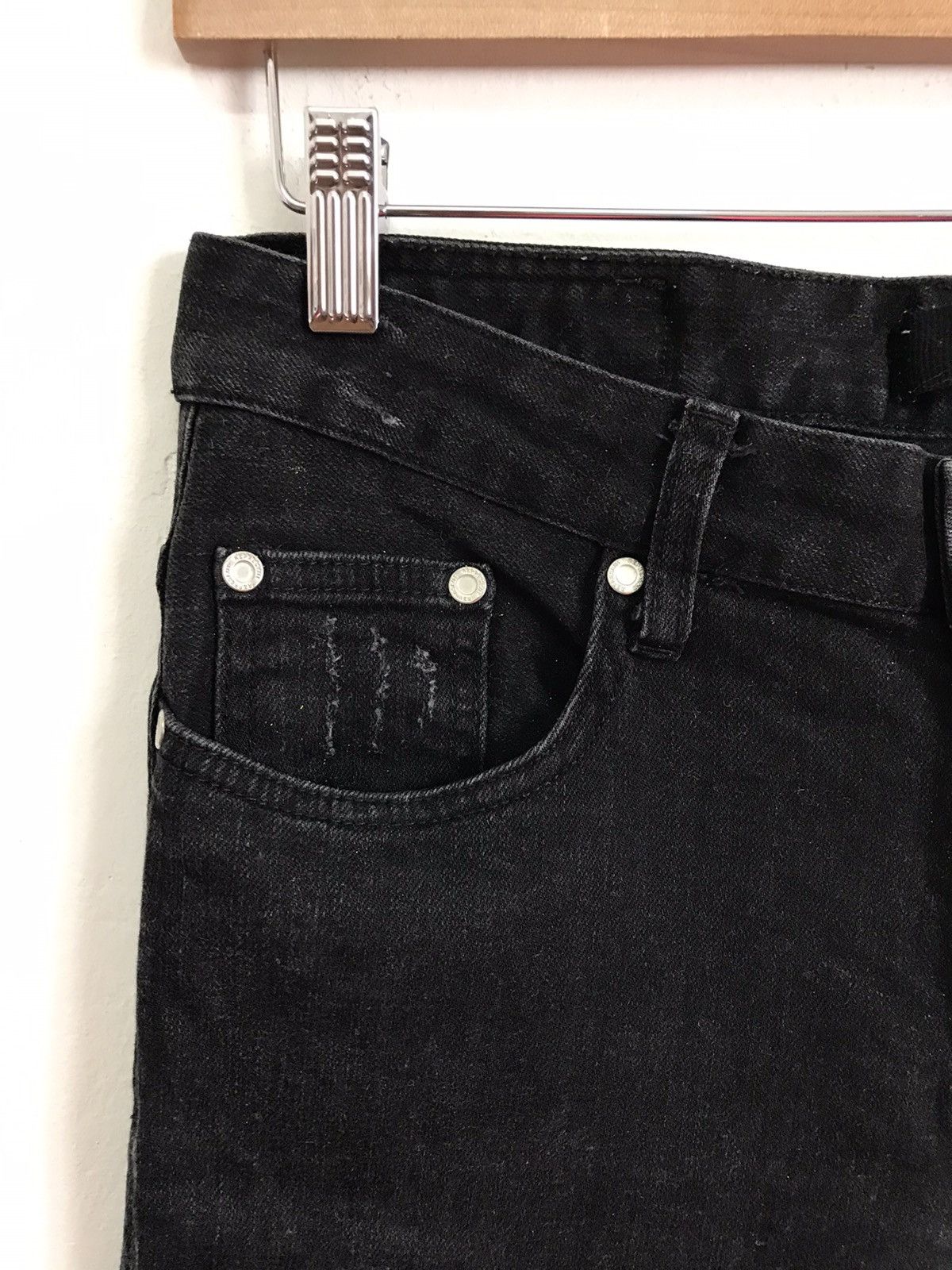 Japanese Brand × Represent Clo. × Vintage Represent Knee Destroyer Denim Skinny Size US 30 / EU 46 - 7 Thumbnail