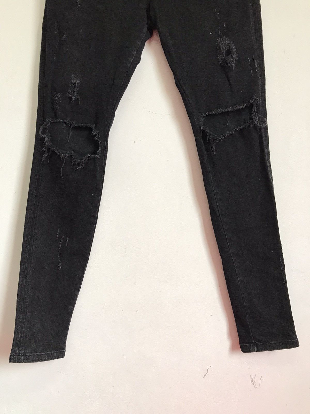Japanese Brand × Represent Clo. × Vintage Represent Knee Destroyer Denim Skinny Size US 30 / EU 46 - 6 Thumbnail