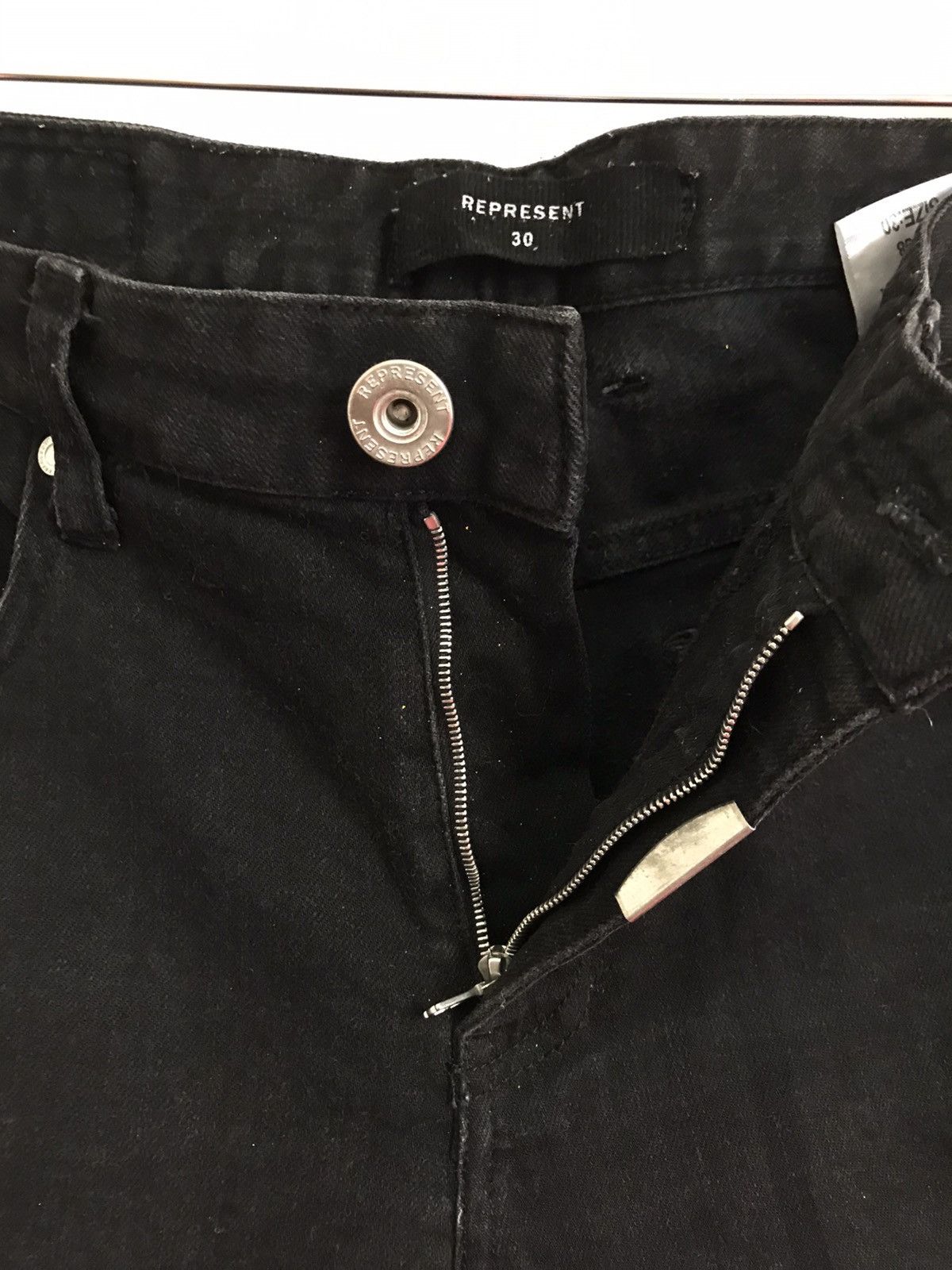 Japanese Brand × Represent Clo. × Vintage Represent Knee Destroyer Denim Skinny Size US 30 / EU 46 - 10 Thumbnail