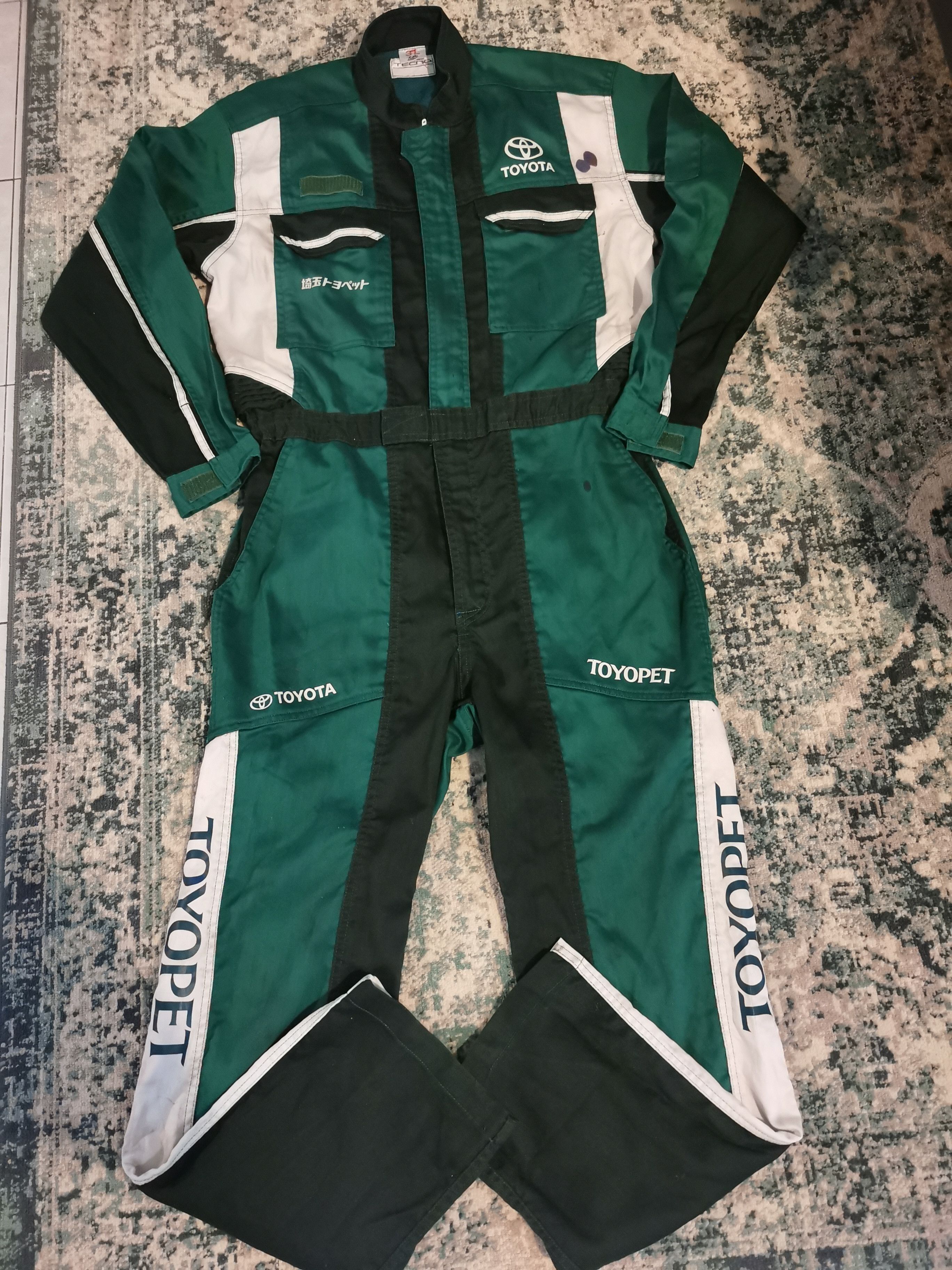 Beauty Beast × Sports Specialties × Vintage 90's Vintage Toyota toyopet TRD Tecno Coverall Jumpsuit Size US 34 / EU 50 - 1 Thumbnail
