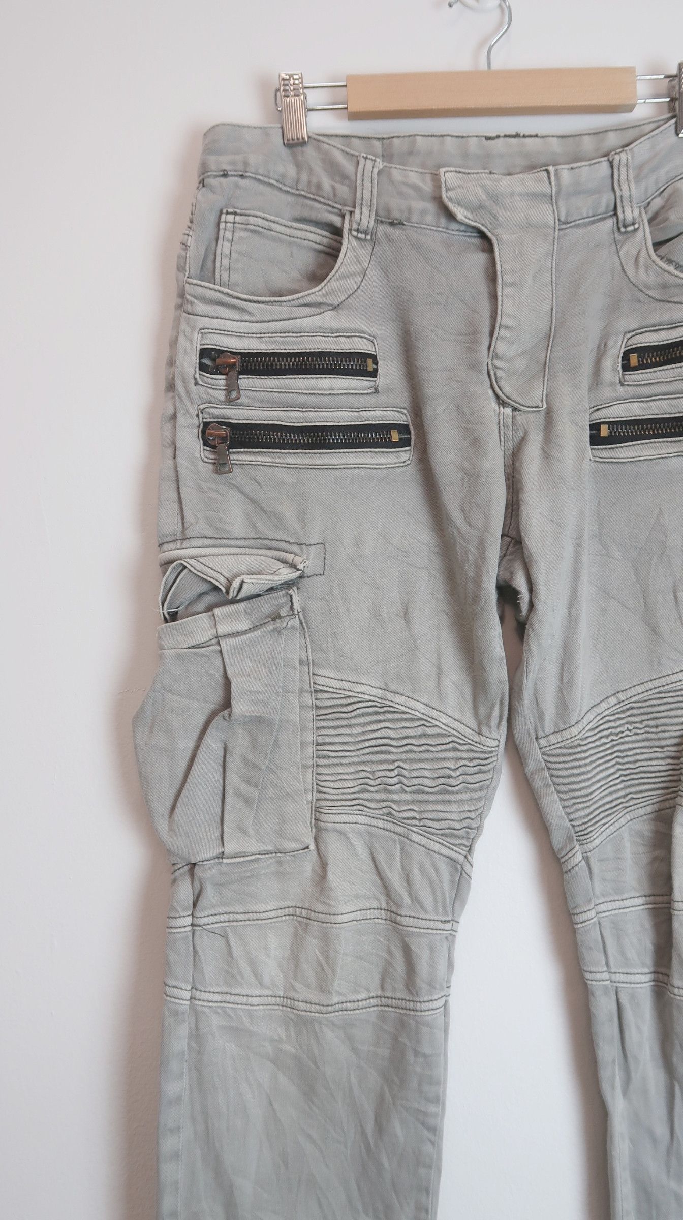 Other Bikers Cargo Inspired Balmain Pants Size US 33 - 5 Thumbnail