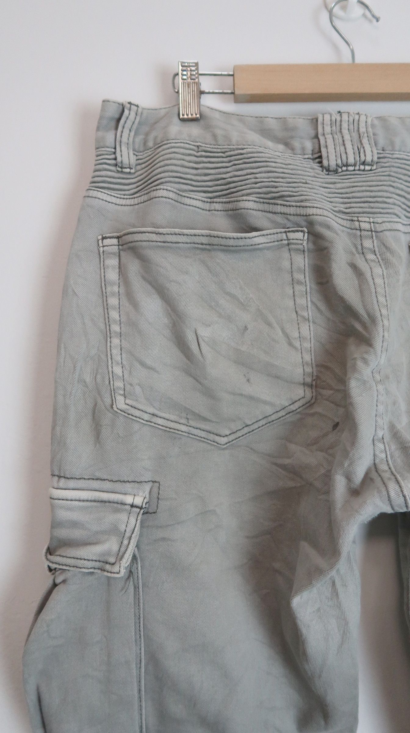 Other Bikers Cargo Inspired Balmain Pants Size US 33 - 10 Thumbnail