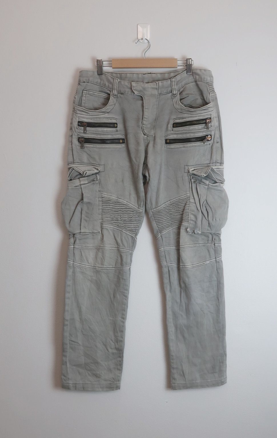 Other Bikers Cargo Inspired Balmain Pants Size US 33 - 1 Thumbnail