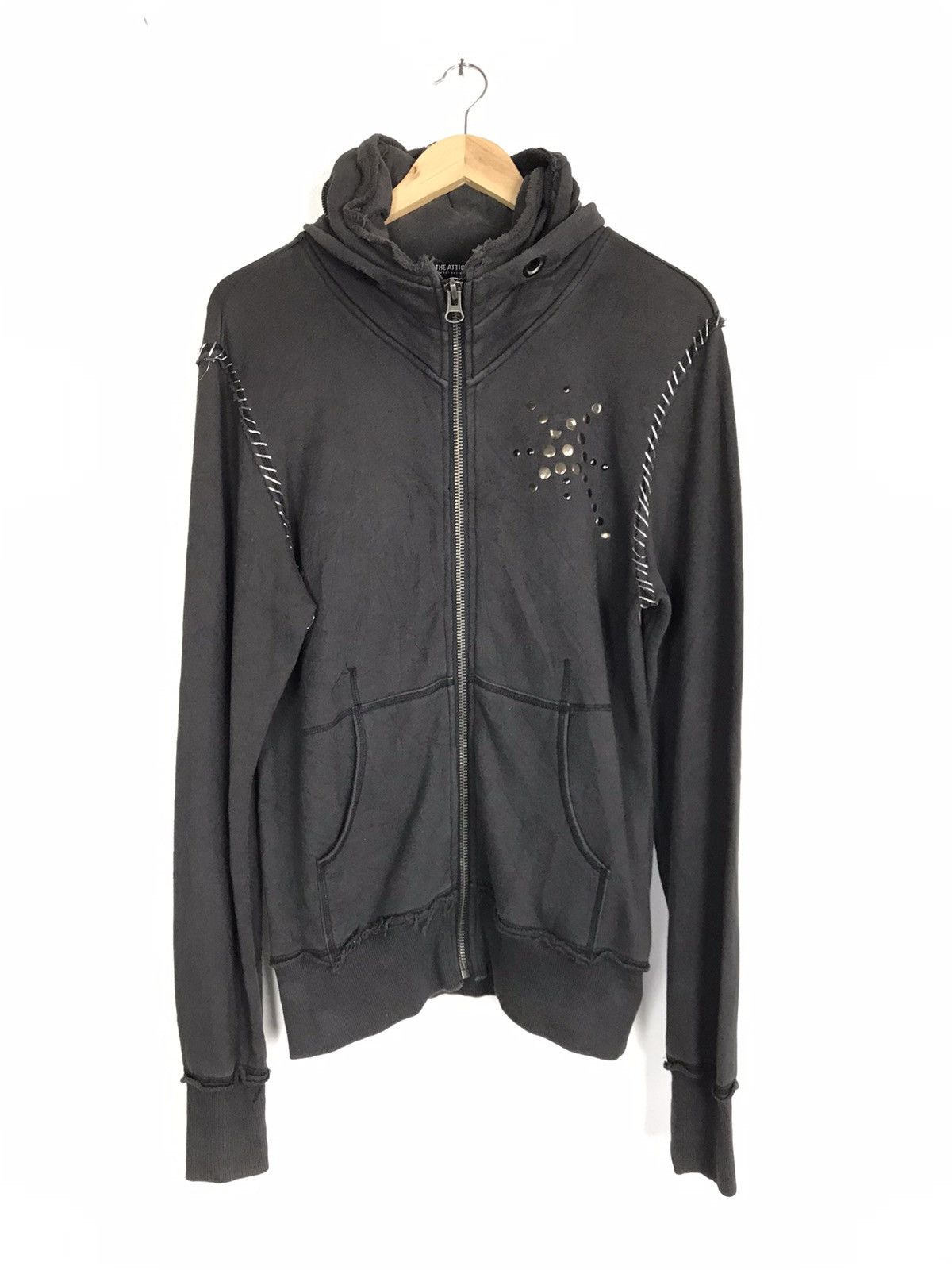 In The Attic 🇯🇵Vintage In The Attic Punk Bondage Style Hoodie Size US L / EU 52-54 / 3 - 2 Thumbnail