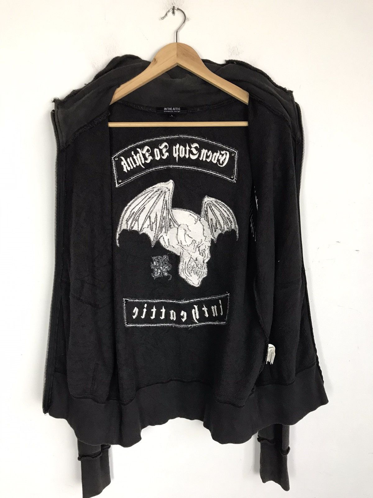 In The Attic 🇯🇵Vintage In The Attic Punk Bondage Style Hoodie Size US L / EU 52-54 / 3 - 6 Thumbnail
