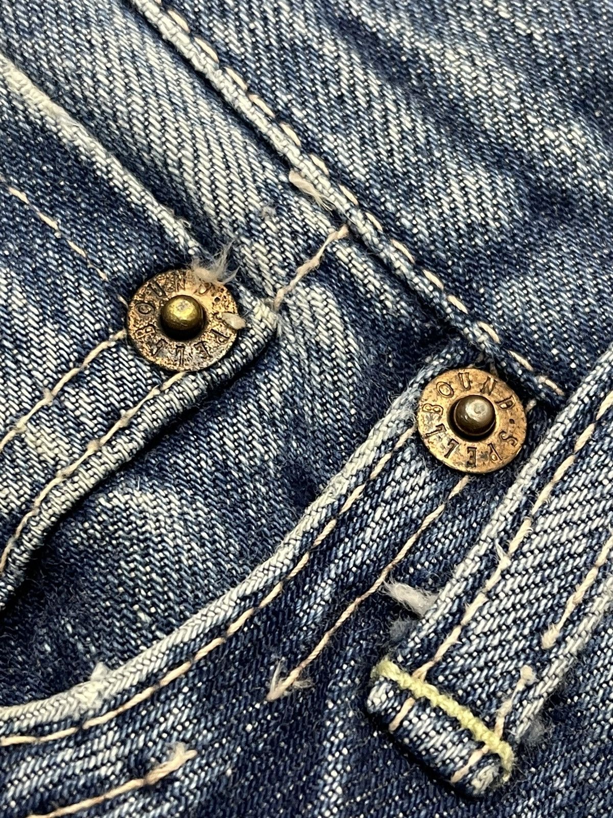Japanese Brand Spellbound Selvedge Denim Japan Baggy Size US 35 - 14 Thumbnail