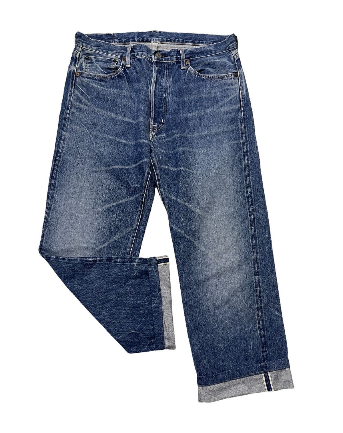 Japanese Brand Spellbound Selvedge Denim Japan Baggy Size US 35 - 5 Thumbnail