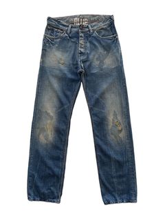 Blue store blood denim