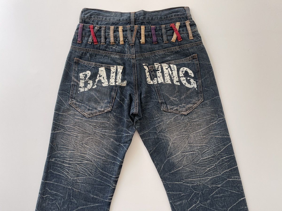 Japanese Brand Nylaus Double Waist Denim Size US 28 / EU 44 - 9 Thumbnail