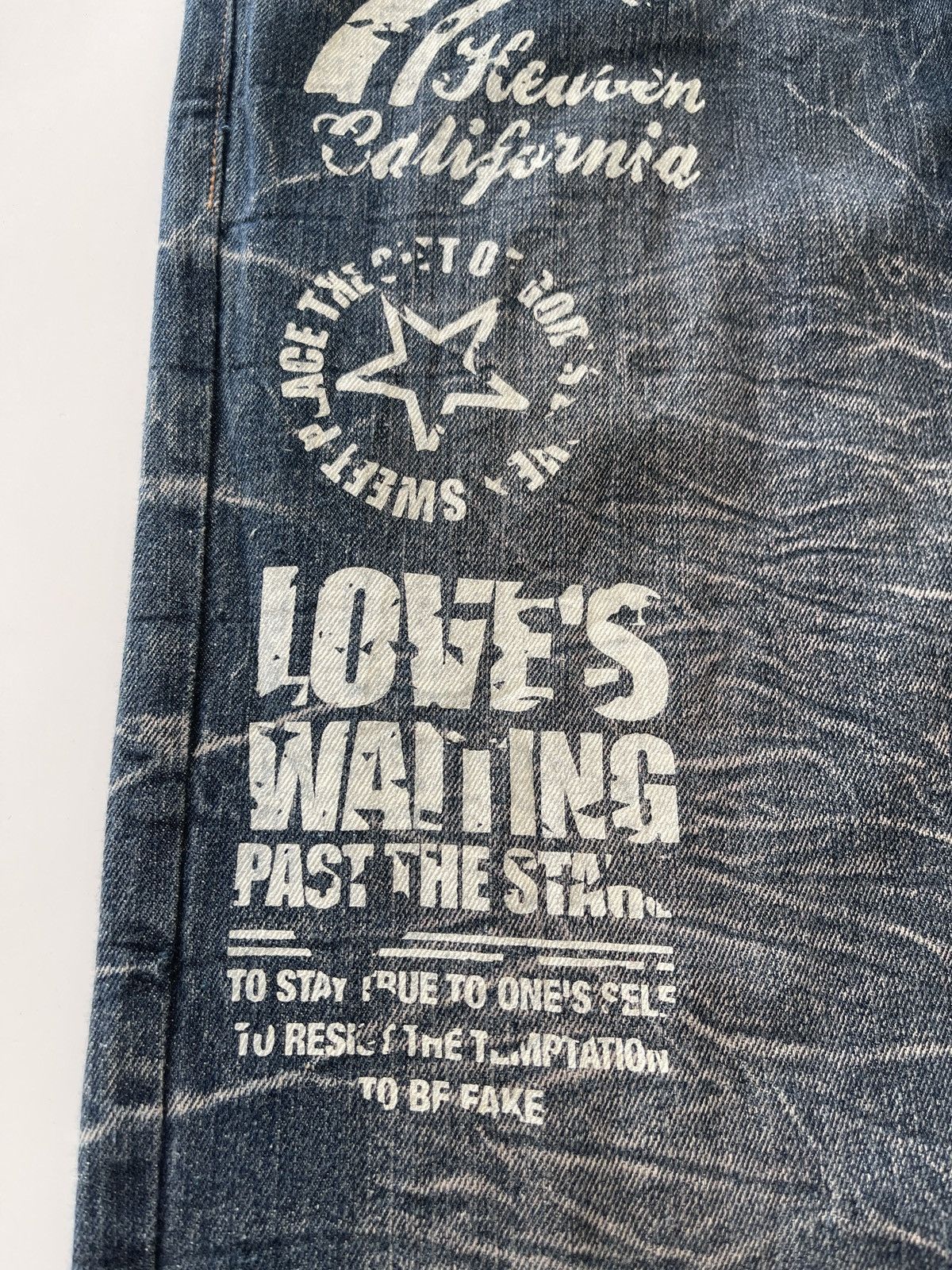 Japanese Brand Nylaus Double Waist Denim Size US 28 / EU 44 - 14 Thumbnail