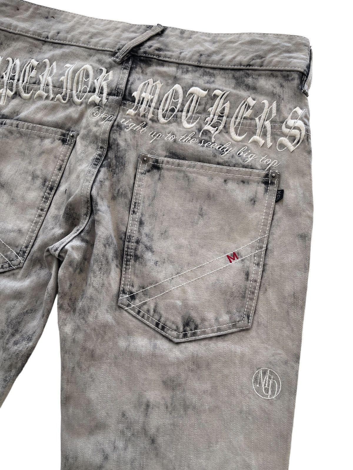 Japanese Brand MCD Black Washed Blow Up Punk Denim Size US 32 / EU 48 - 7 Thumbnail