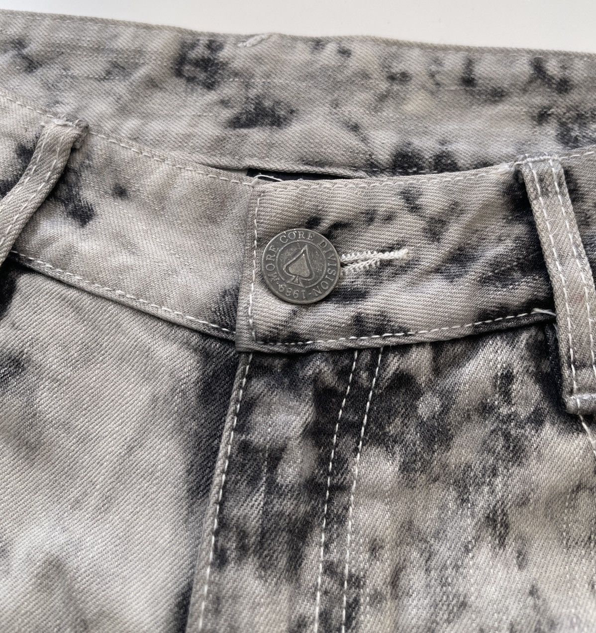 Japanese Brand MCD Black Washed Blow Up Punk Denim Size US 32 / EU 48 - 10 Thumbnail