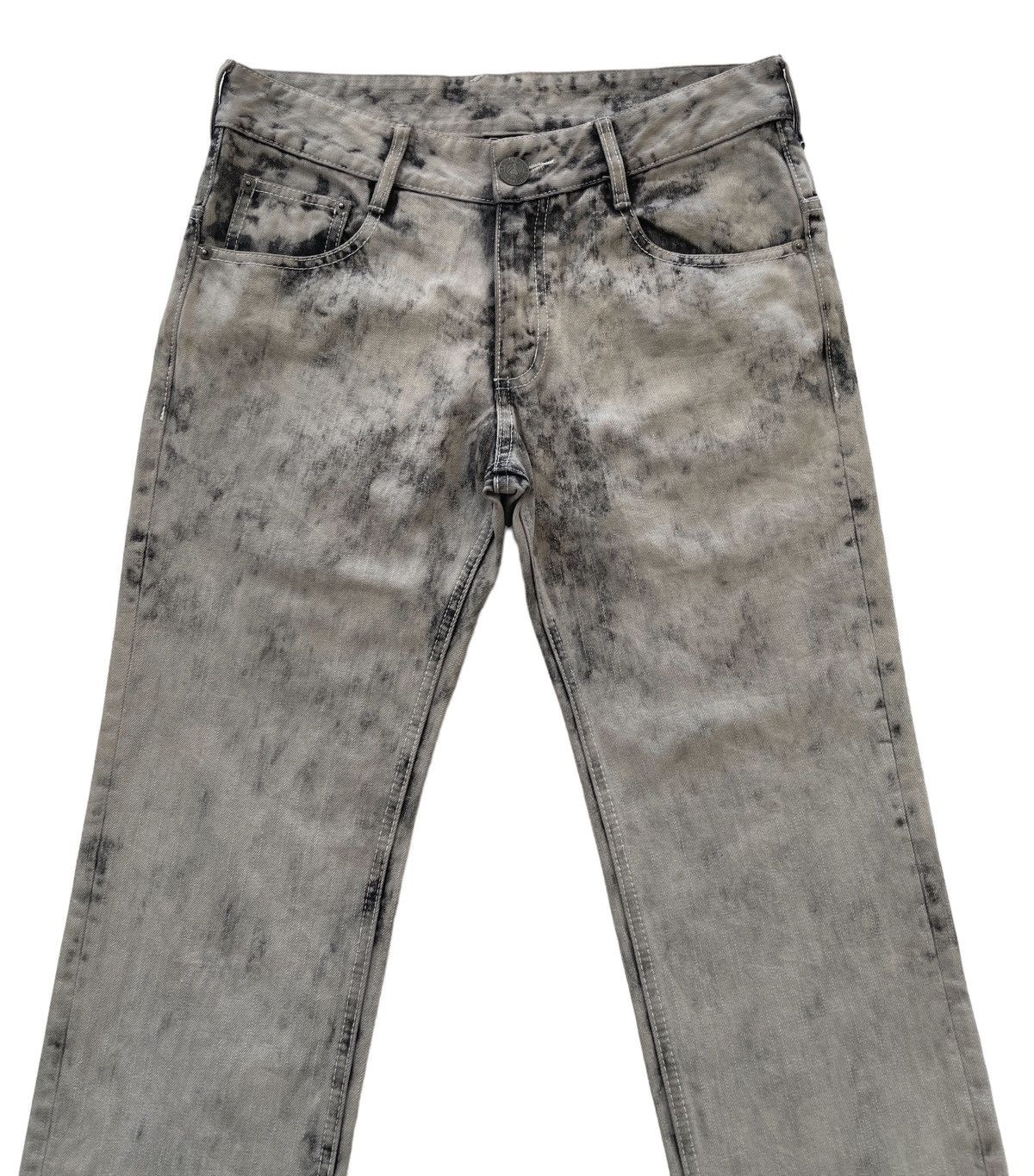 Japanese Brand MCD Black Washed Blow Up Punk Denim Size US 32 / EU 48 - 4 Thumbnail