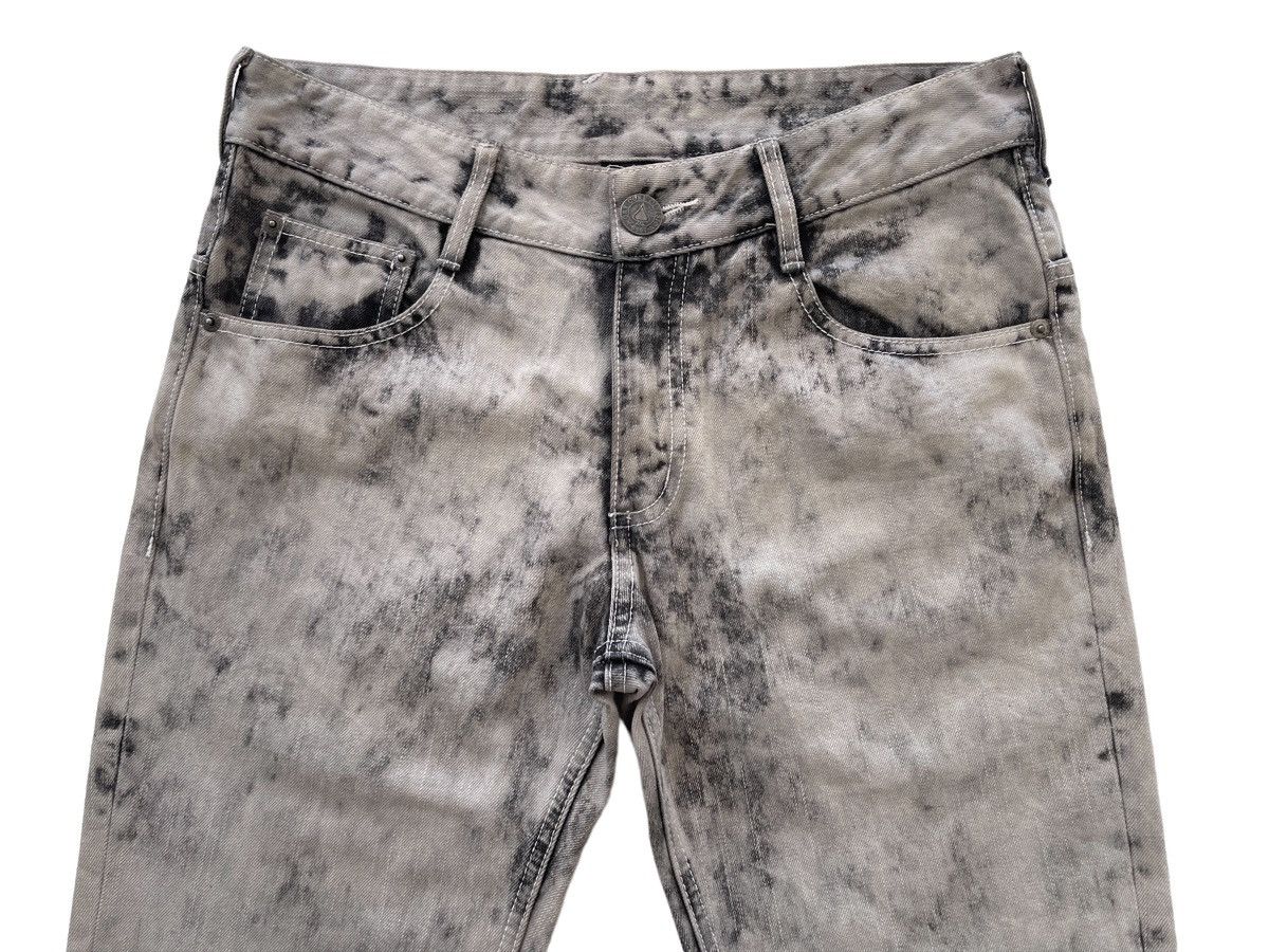 Japanese Brand MCD Black Washed Blow Up Punk Denim Size US 32 / EU 48 - 5 Thumbnail