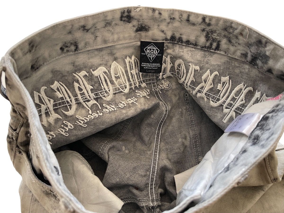Japanese Brand MCD Black Washed Blow Up Punk Denim Size US 32 / EU 48 - 9 Thumbnail