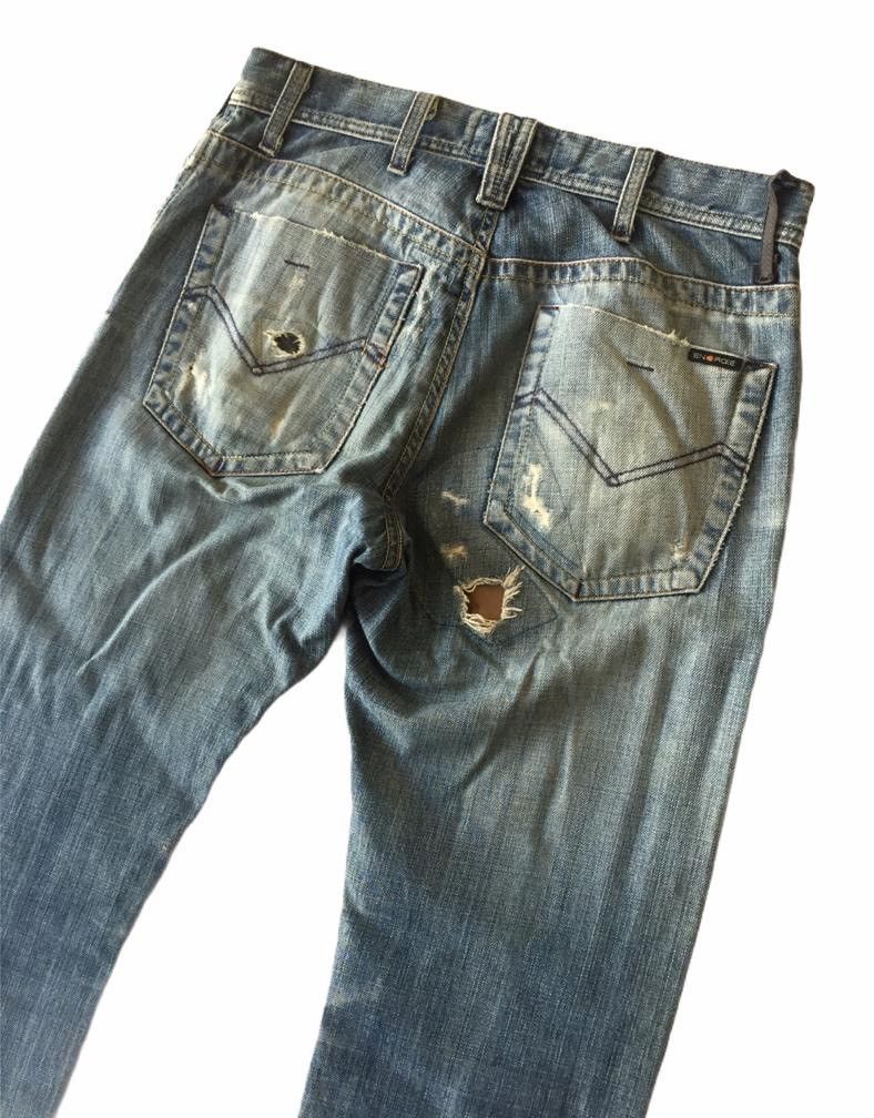 Energie Ripped Denim Pants Size US 31 - 7 Thumbnail