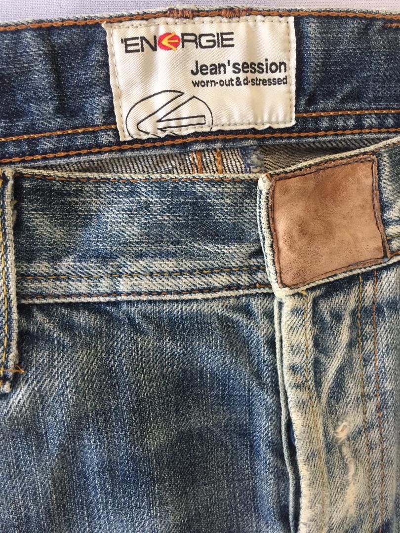 Energie Ripped Denim Pants Size US 31 - 18 Thumbnail