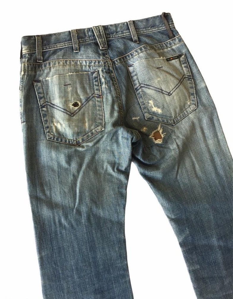 Energie Ripped Denim Pants Size US 31 - 6 Thumbnail
