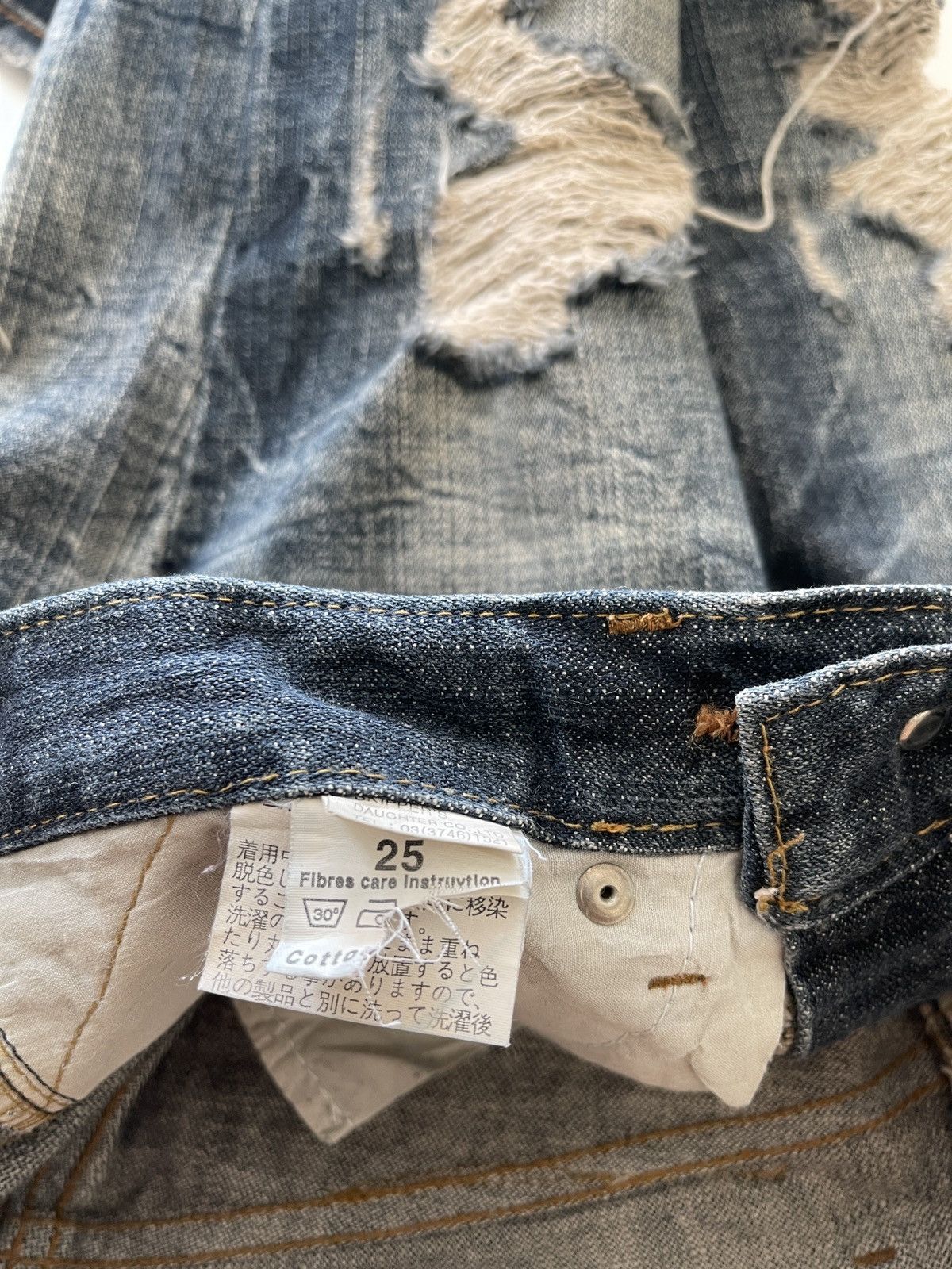 Japanese Brand Japanese Maraxia Distressed Flared Denim Size 28" / US 6 / IT 42 - 15 Thumbnail