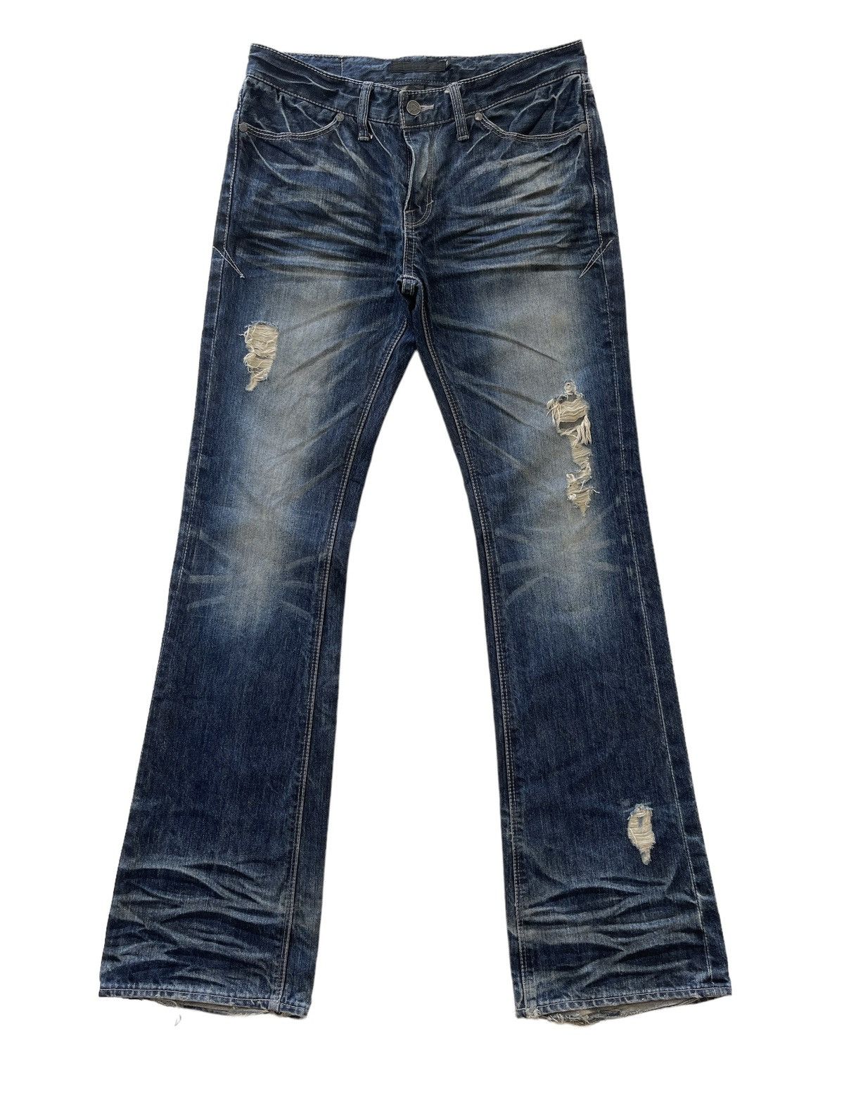 GOSTAR DE FUGA Fuga Flared Indigo Denim Size US 30 / EU 46 - 1 Thumbnail