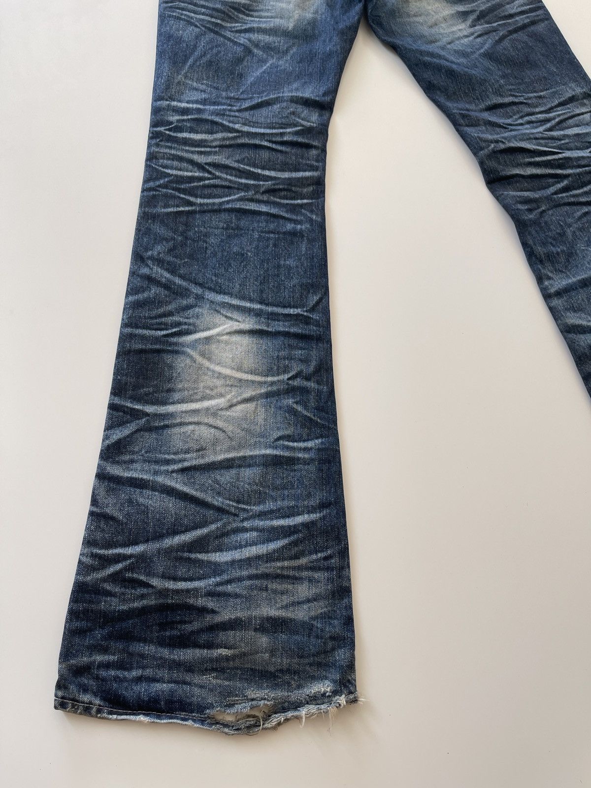 GOSTAR DE FUGA Fuga Flared Indigo Denim Size US 30 / EU 46 - 11 Thumbnail