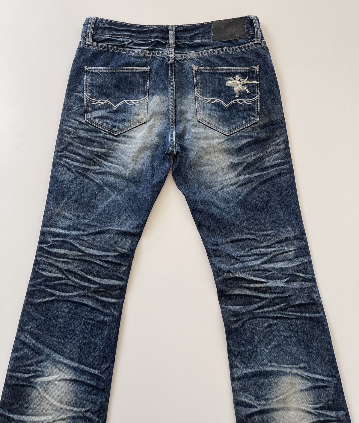 GOSTAR DE FUGA Fuga Flared Indigo Denim Size US 30 / EU 46 - 9 Thumbnail