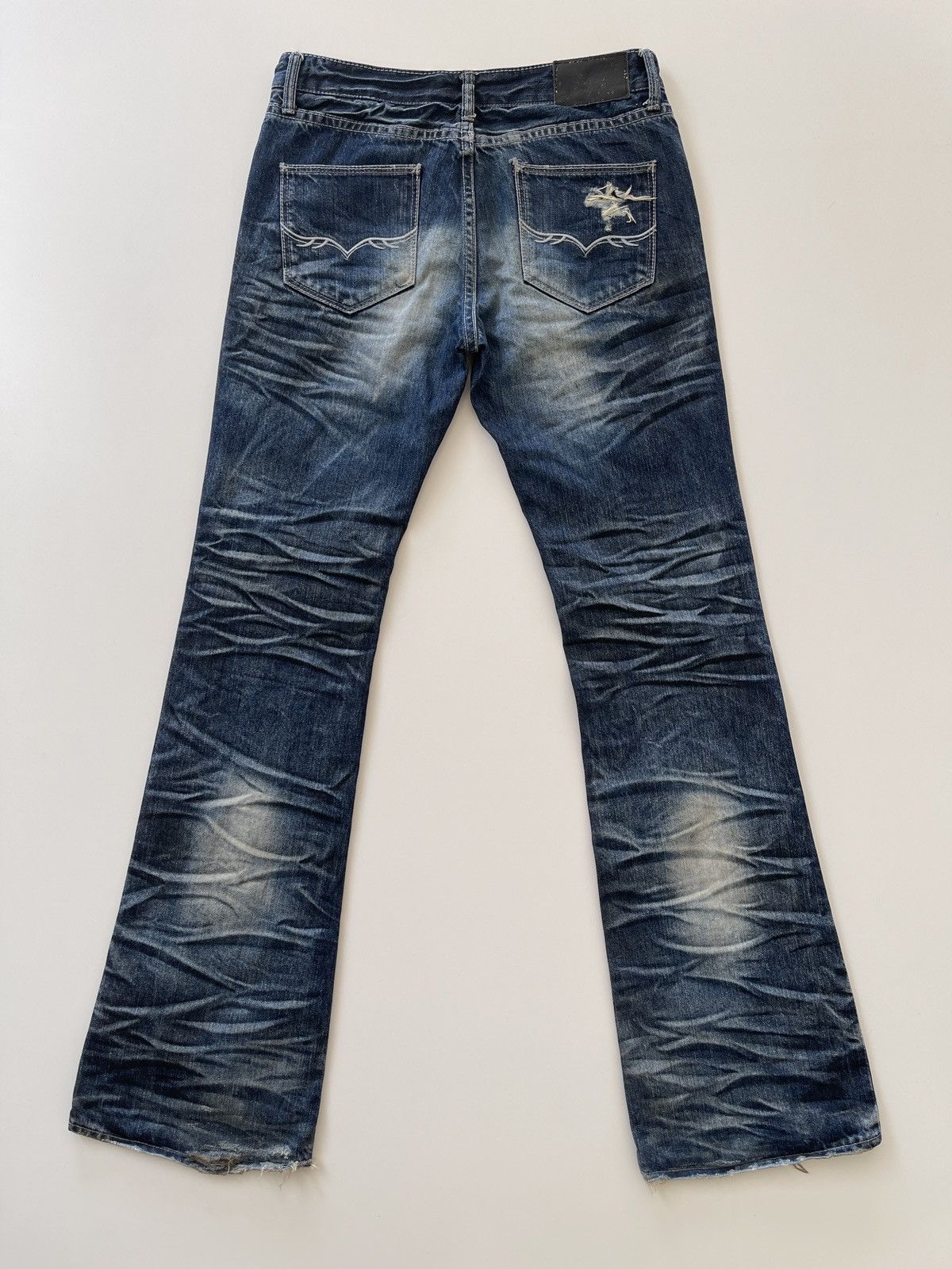 GOSTAR DE FUGA Fuga Flared Indigo Denim Size US 30 / EU 46 - 8 Thumbnail