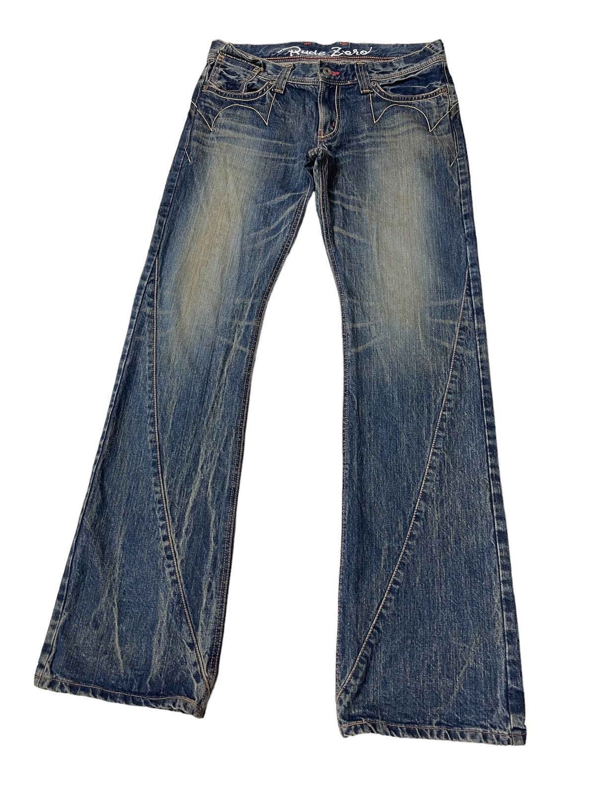 Beauty Beast Rude Zero Twisted Flare Denim Size US 32 / EU 48 - 5 Thumbnail