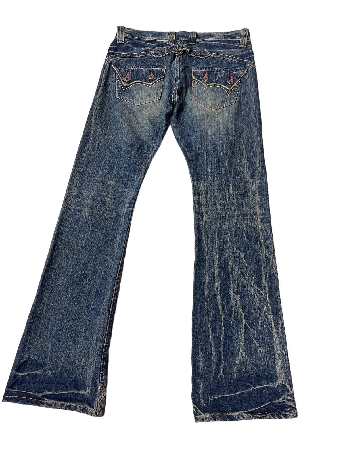 Beauty Beast Rude Zero Twisted Flare Denim Size US 32 / EU 48 - 7 Thumbnail