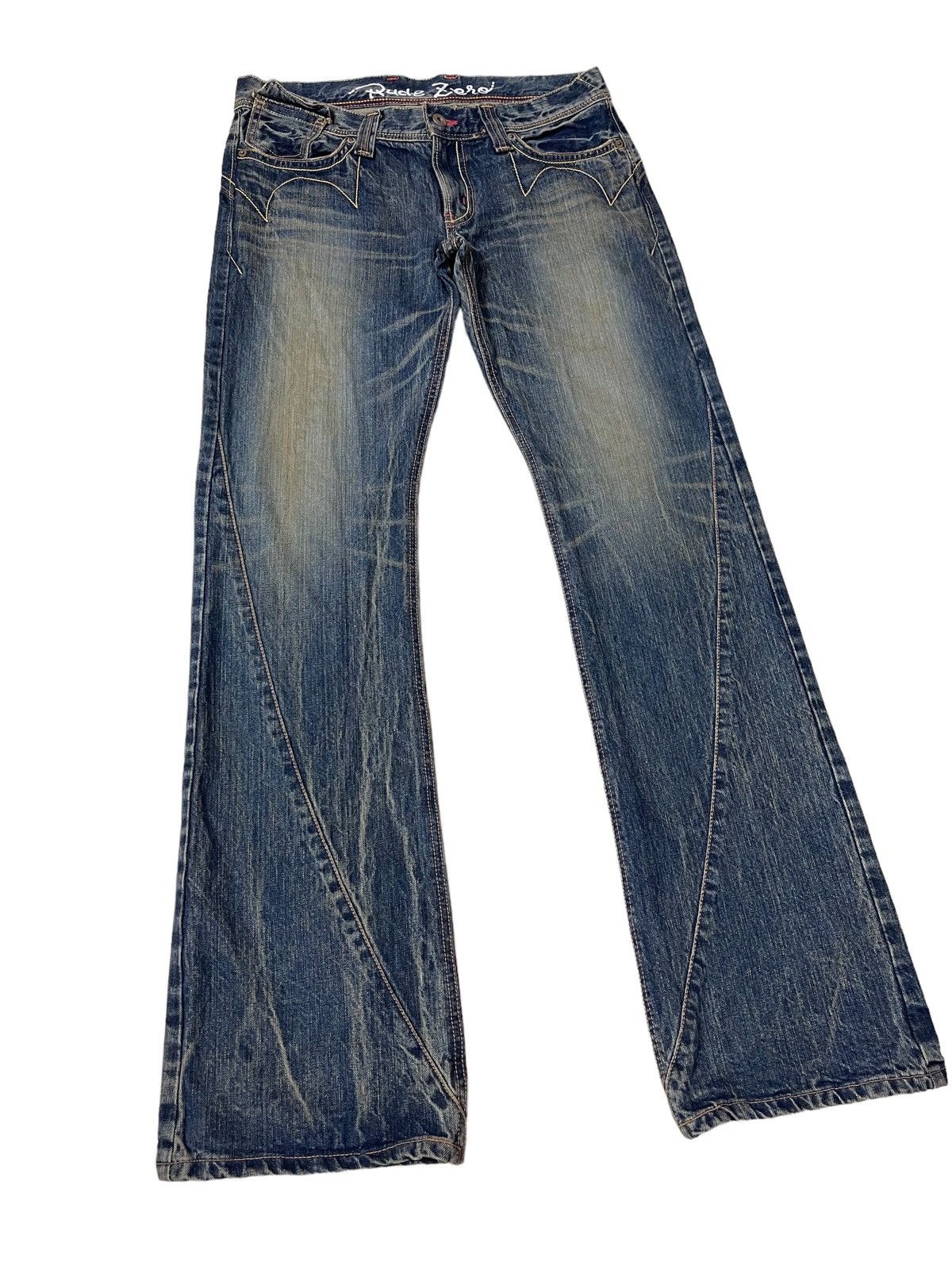 Beauty Beast Rude Zero Twisted Flare Denim Size US 32 / EU 48 - 4 Thumbnail