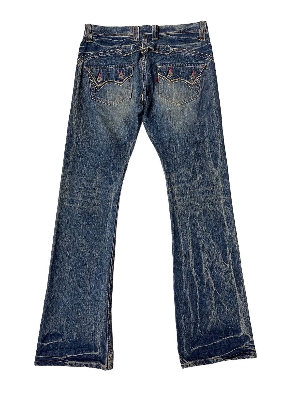Beauty Beast Rude Zero Twisted Flare Denim Size US 32 / EU 48 - 2 Thumbnail