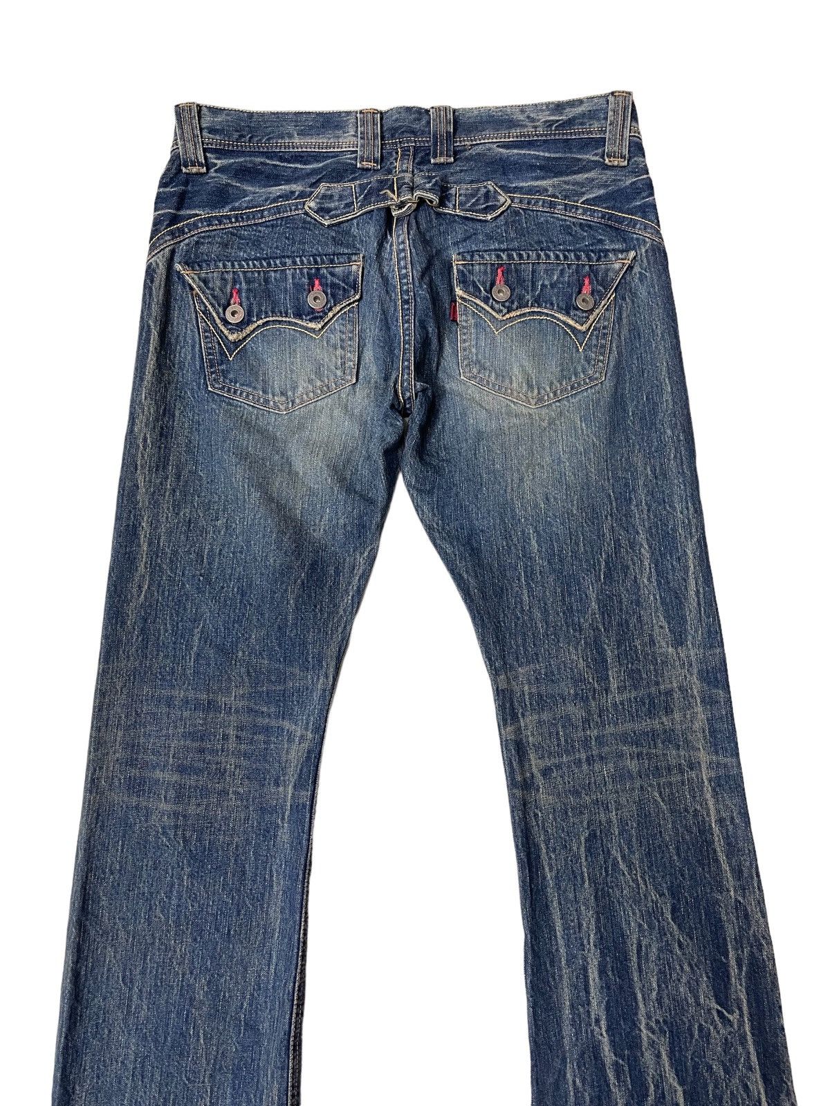 Beauty Beast Rude Zero Twisted Flare Denim Size US 32 / EU 48 - 9 Thumbnail