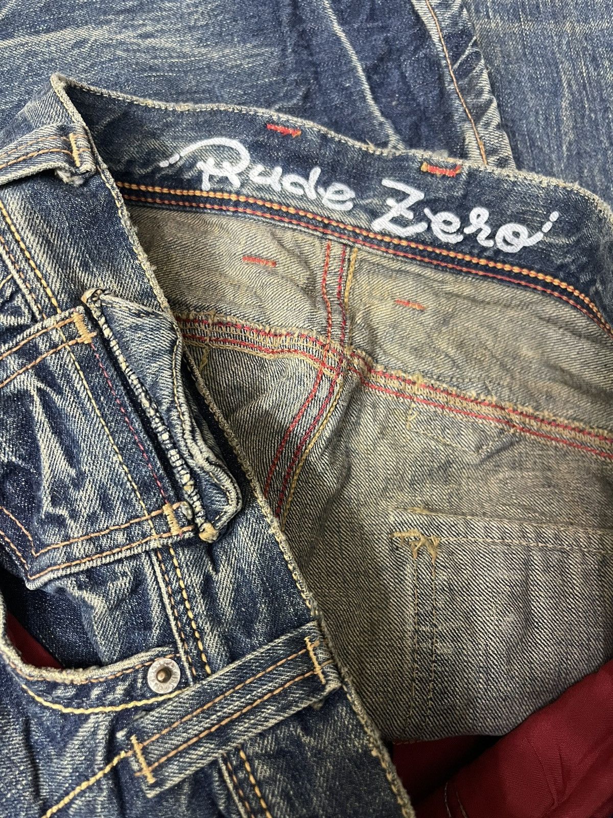Beauty Beast Rude Zero Twisted Flare Denim Size US 32 / EU 48 - 13 Thumbnail