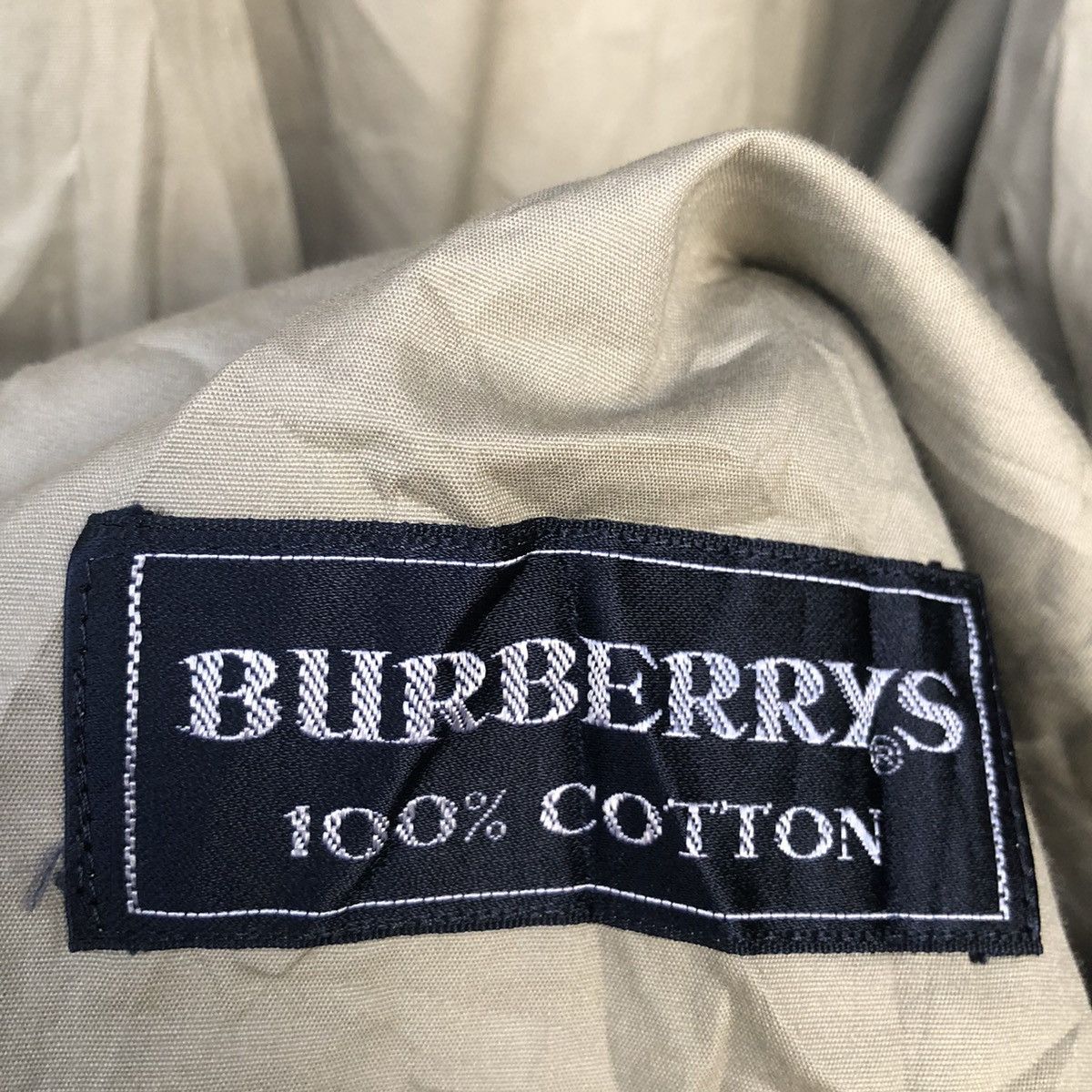 Burberry Vintage Burberry 100% Cotton Long Coat Jacket Size US M / EU 48-50 / 2 - 6 Thumbnail