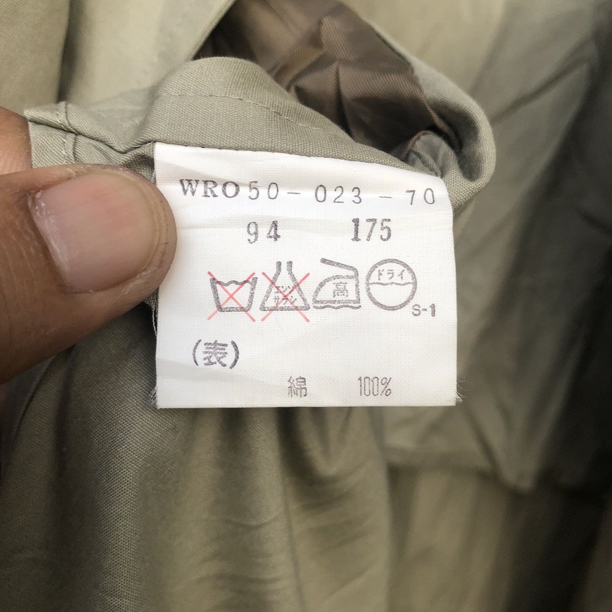 Burberry Vintage Burberry 100% Cotton Long Coat Jacket Size US M / EU 48-50 / 2 - 5 Thumbnail
