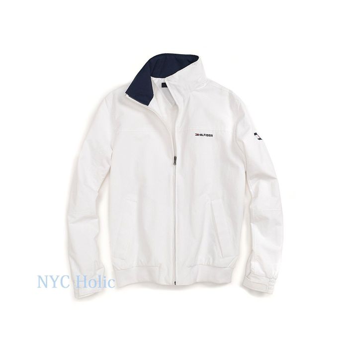 White tommy shop hilfiger yacht jacket