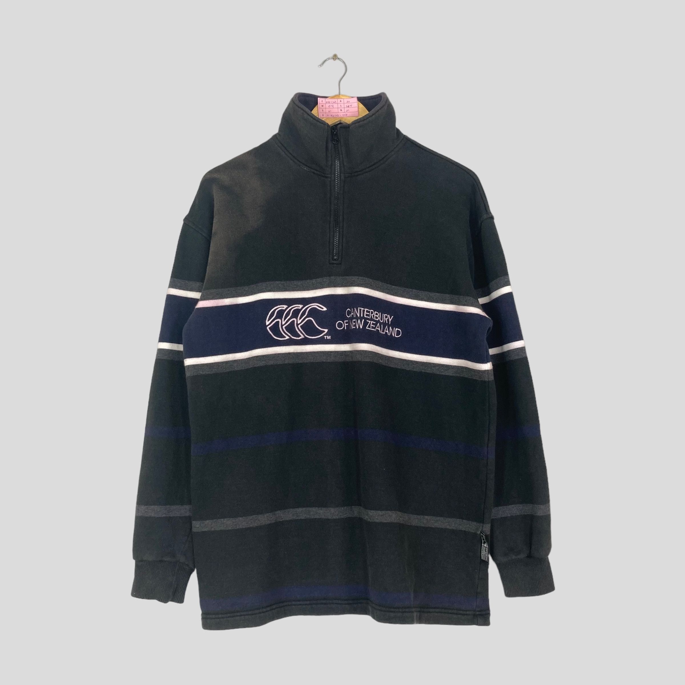 Vintage CANTERBURY NEW ZEALAND Quarter Zipper Sweatshirt
