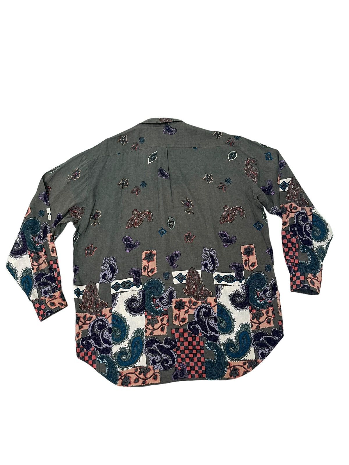 Japanese Brand Rayon Shirt Full Paisley Mens Tenoras Multicolor 4🟩9 Size US L / EU 52-54 / 3 - 11 Thumbnail