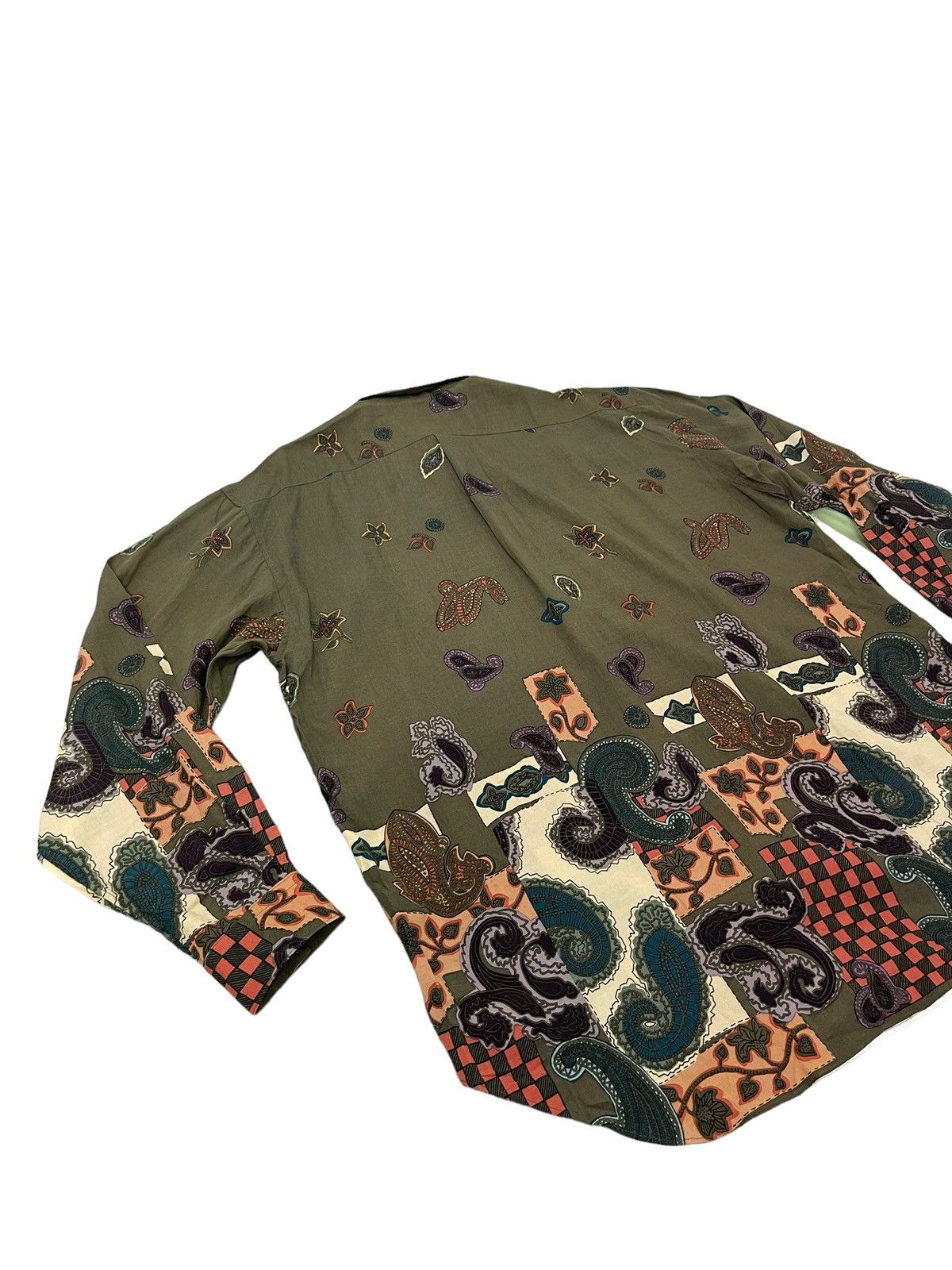 Japanese Brand Rayon Shirt Full Paisley Mens Tenoras Multicolor 4🟩9 Size US L / EU 52-54 / 3 - 12 Thumbnail