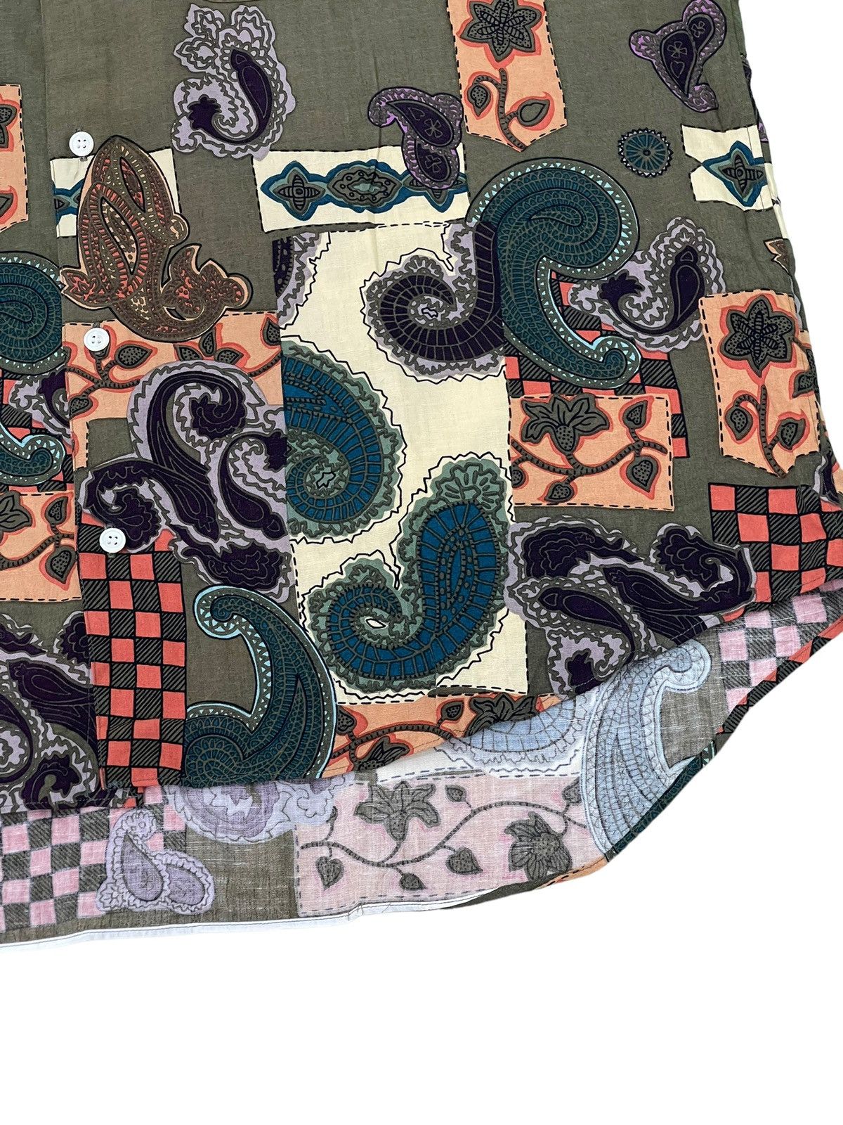 Japanese Brand Rayon Shirt Full Paisley Mens Tenoras Multicolor 4🟩9 Size US L / EU 52-54 / 3 - 5 Thumbnail