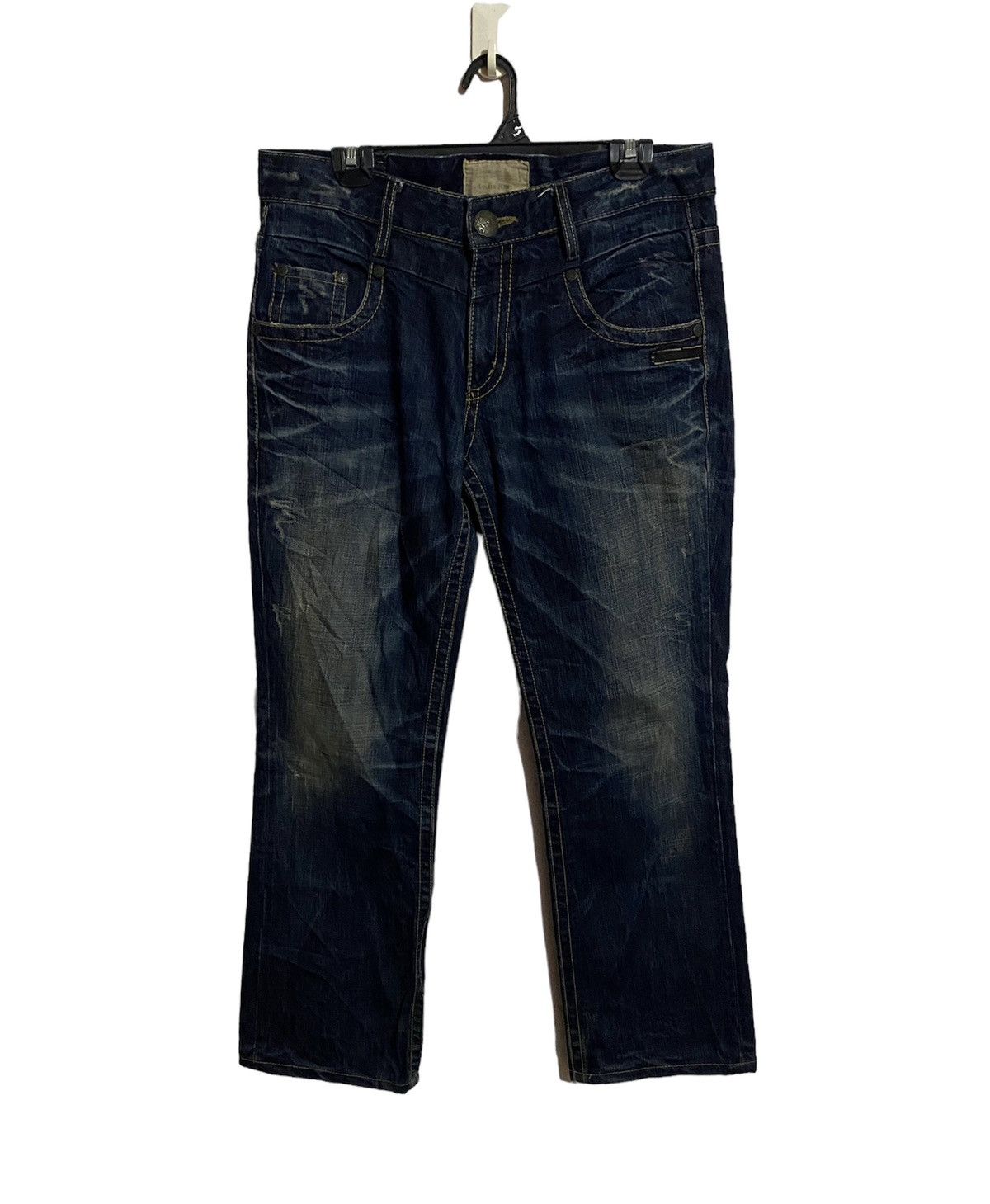 image of Hysteric Glamour x If Six Was Nine Vintage Yoshitomo Nara Lolita Denim 34 in Blue, Men's