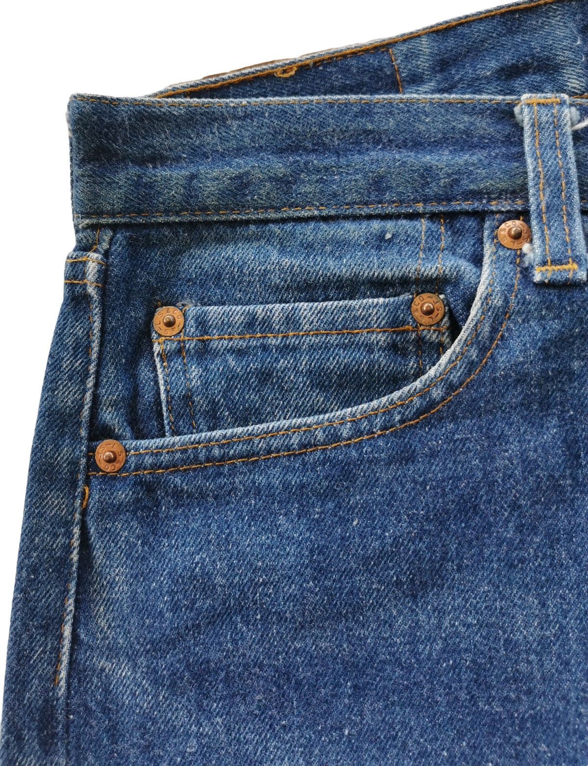Levi's Vintage 90s Levis 501 Dark Wash Denim Jeans Rare Size US 29 - 11 Thumbnail