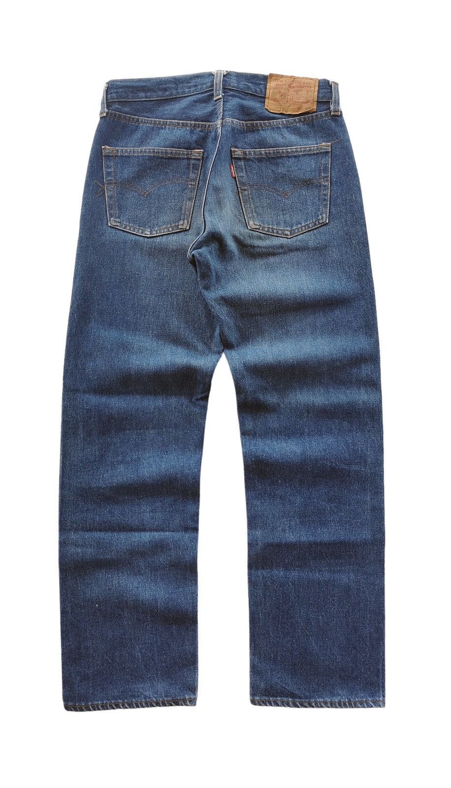 Levi's Vintage 90s Levis 501 Dark Wash Denim Jeans Rare Size US 29 - 6 Thumbnail