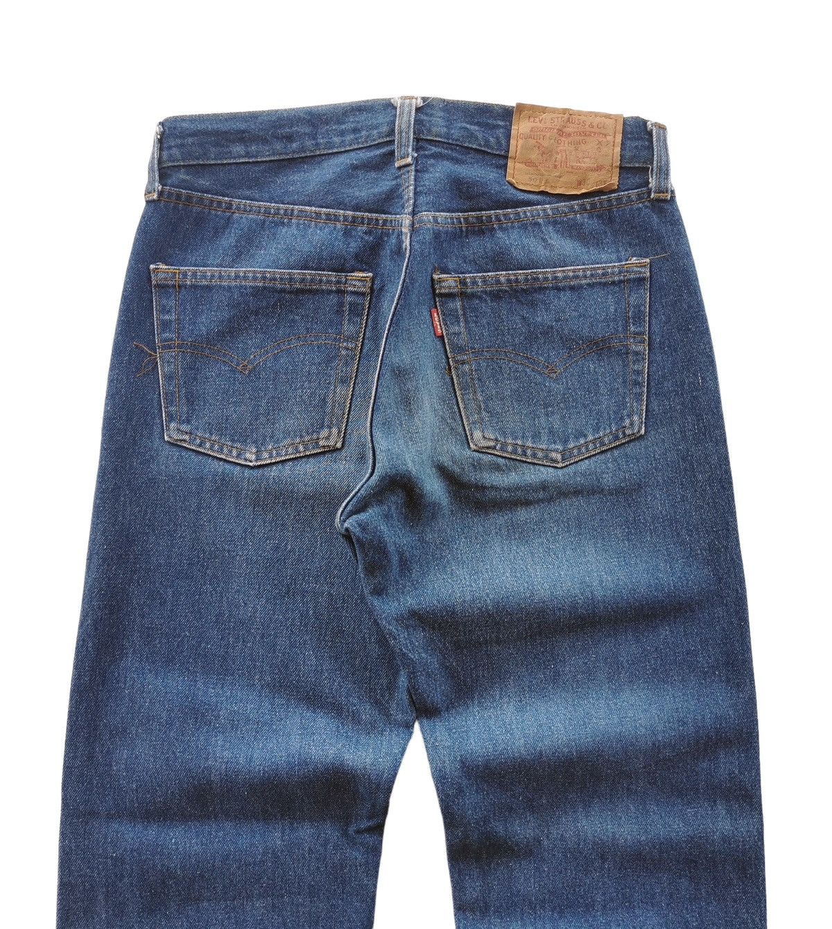 Levi's Vintage 90s Levis 501 Dark Wash Denim Jeans Rare Size US 29 - 7 Thumbnail