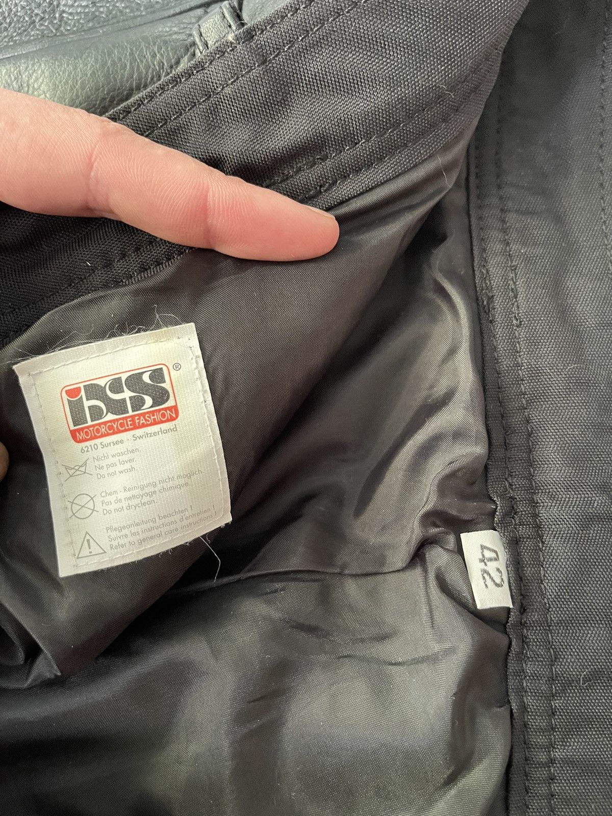 Vintage IXS avant garde Y2K vintage Travis Scott style leather pants Size US 30 / EU 46 - 8 Thumbnail
